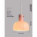 Retro glass bud pendant chandelier in caramel colour for dining room ceiling tricolor light