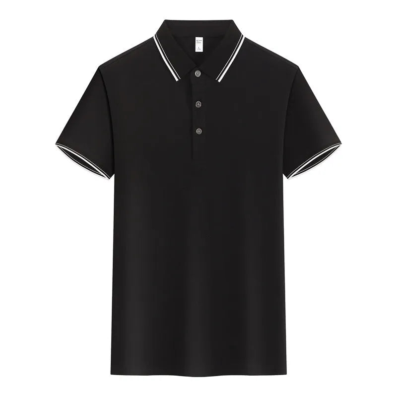 Cold Solona plain lapel polo shirt in slim fit with silk rabbit fur blend, slit details, multiple colours available
