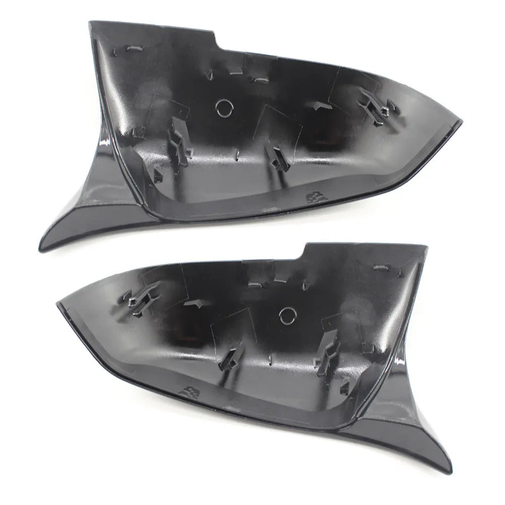 BMW 3 Series 4 Series modified horn rear-view mirror shells in paint bright black finish