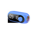 S8 coloured USB-powered portable Bluetooth speaker with enhanced bass and clock display