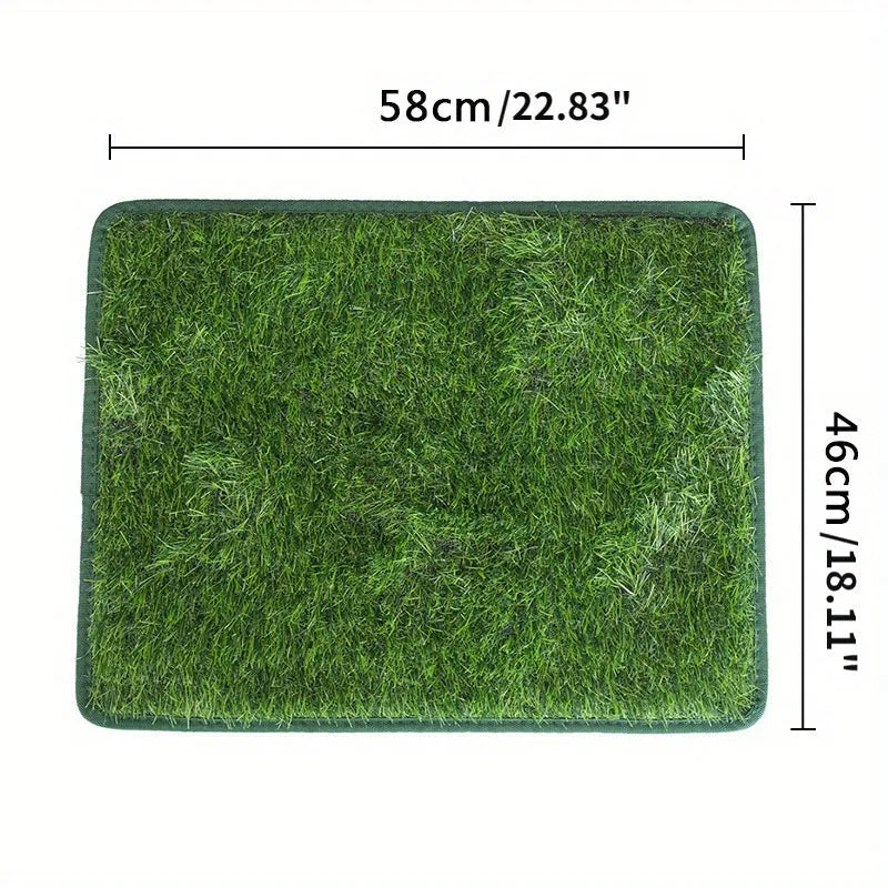 Artificial grass dog toilet training mat in three sizes for cats and dogs
