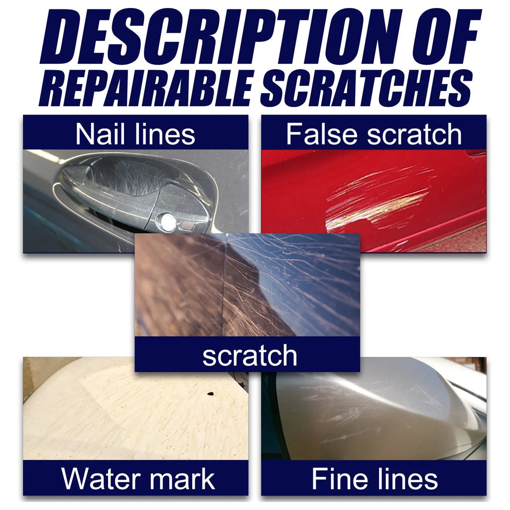 Car paint scratch repair spray bottle in 30ml, 50ml, or 100ml size for easy touch-ups.