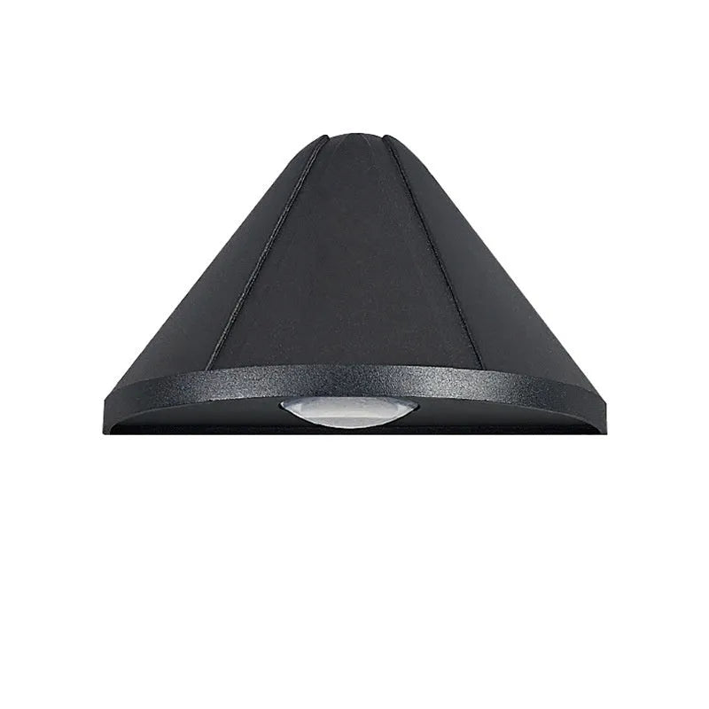 Black and white waterproof aluminium alloy LED courtyard lamp with bird's nest design