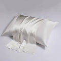 Double-sided mulberry silk pillowcase with concealed zip fastening in a choice of thirteen colours