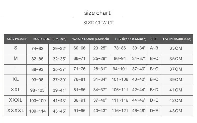 Women's printed three-piece swimsuit bikini set with split skirt in brown, red, blue, or green