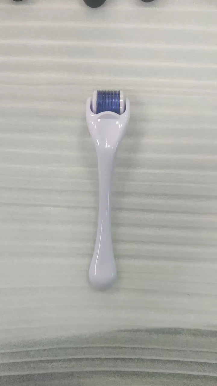 540 micro needle derma roller with adjustable size and multiple colour handle and wheel options