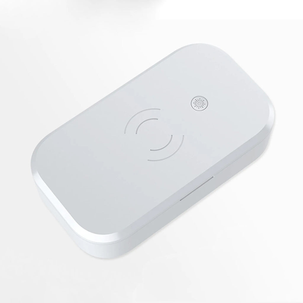 UV disinfection box with wireless charging for nail art tools in white colour option