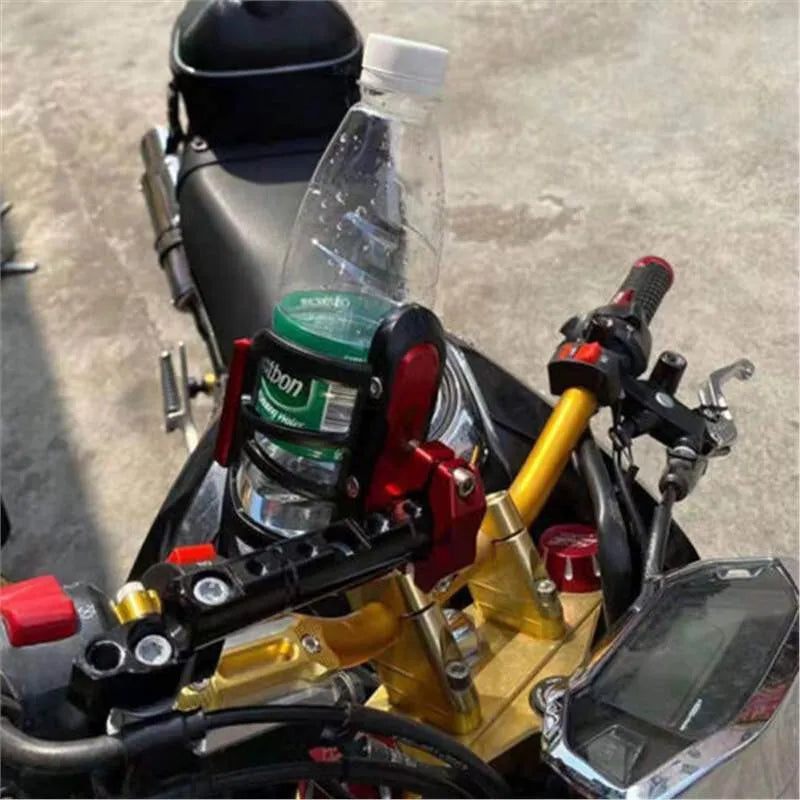 Modified water bottle cage for Honda X-ADV scooter in multiple colour options