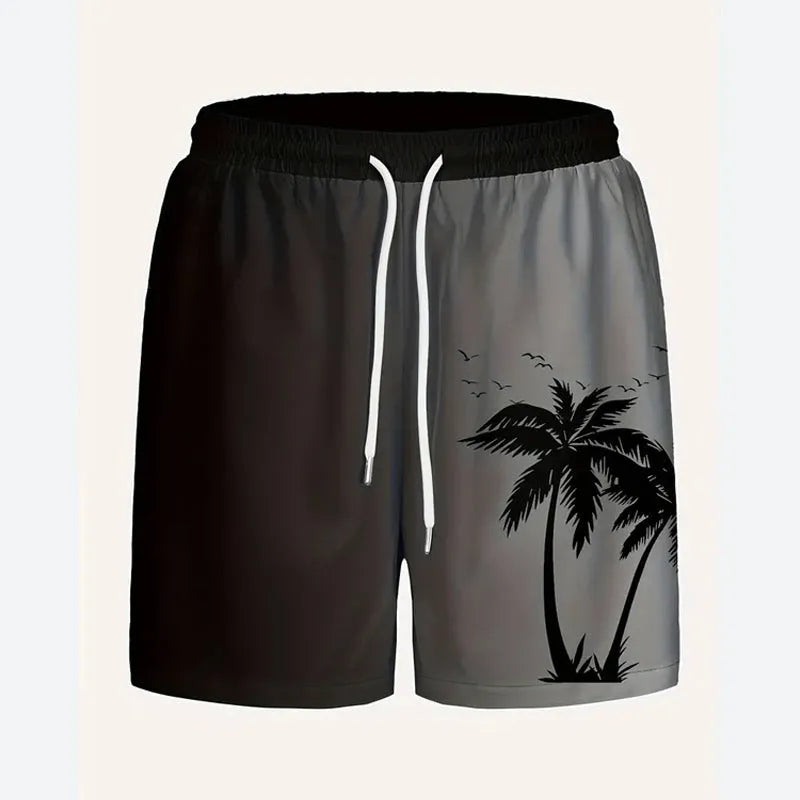 Men's loose fit polyester beach pants in sport style available in multiple colours and sizes including plus sizes