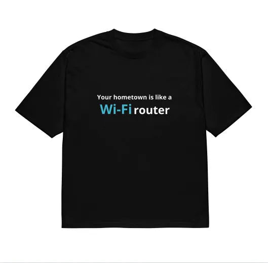 Men's black T-shirt with 3D printed cartoon design, loose fit short sleeves