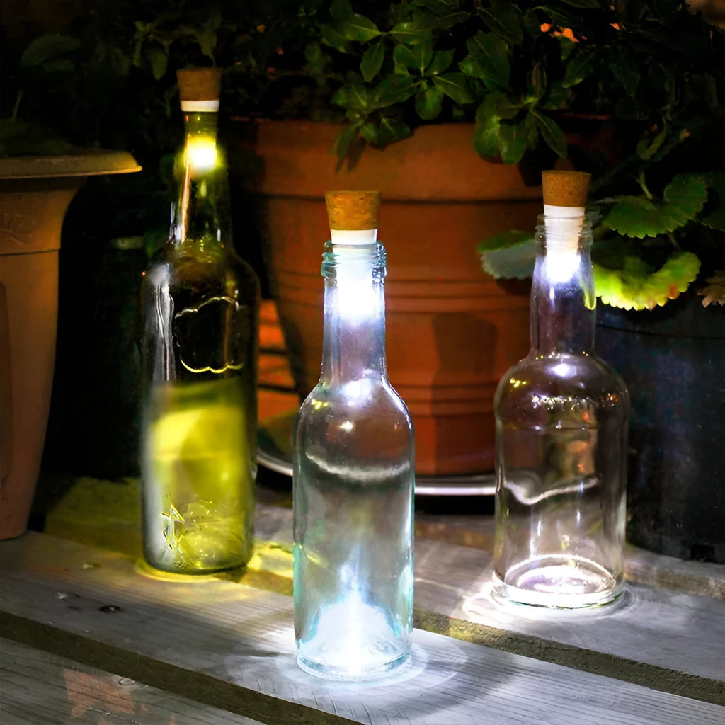 LED rechargeable luminous bottle cap cork light for wine bottle decoration