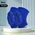 Black thick sponge kneepad for dance and volleyball protection
