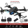 S138 black carbon fibre folding drone with dual cameras for obstacle avoidance aerial photography.