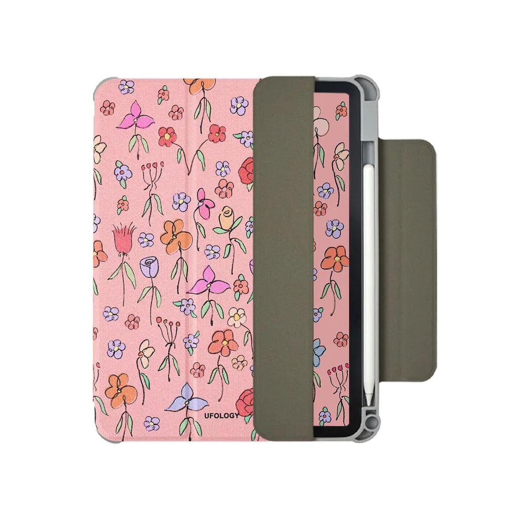 Magnetic protective sleeve for 10.9-inch iPad Air tablets with polyurethane flat shell