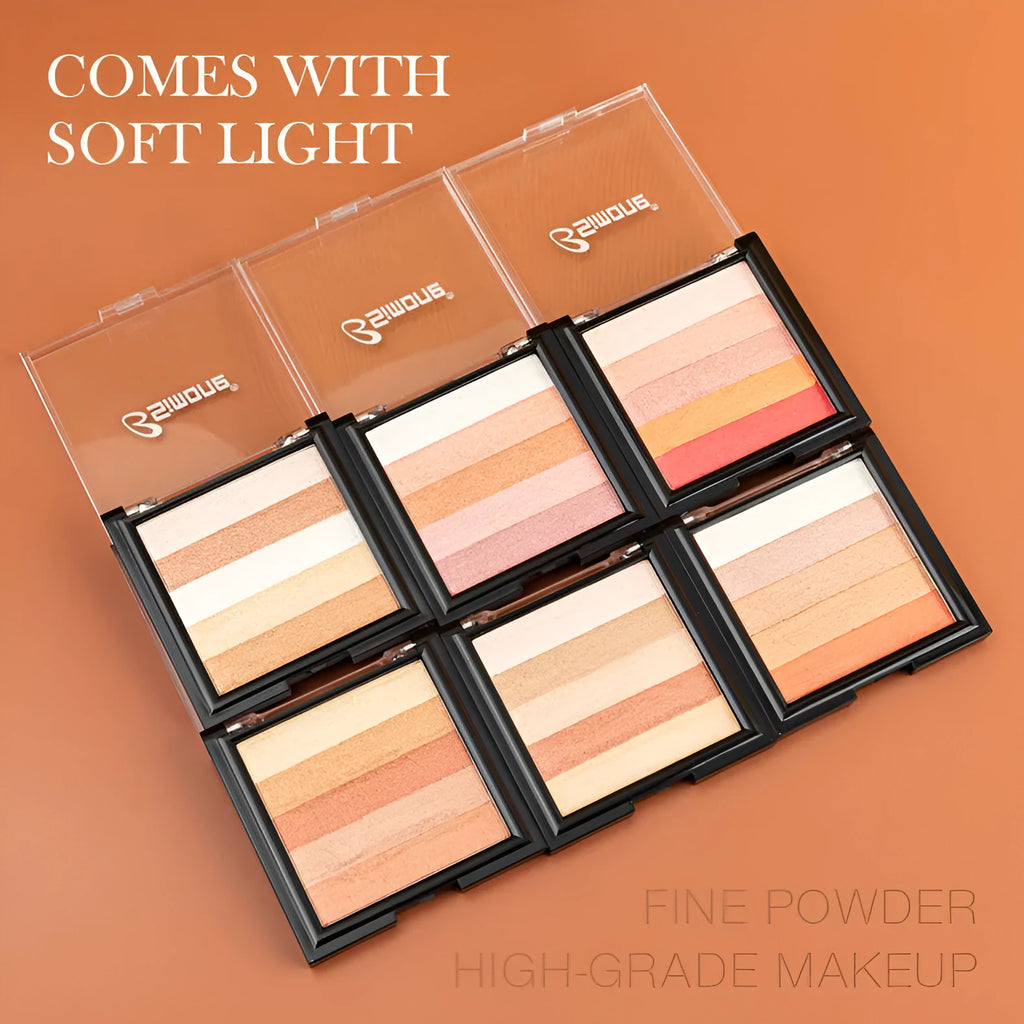 Eye shadow compact for contouring and brightening, showing one of six available colour styles with 12g net content.