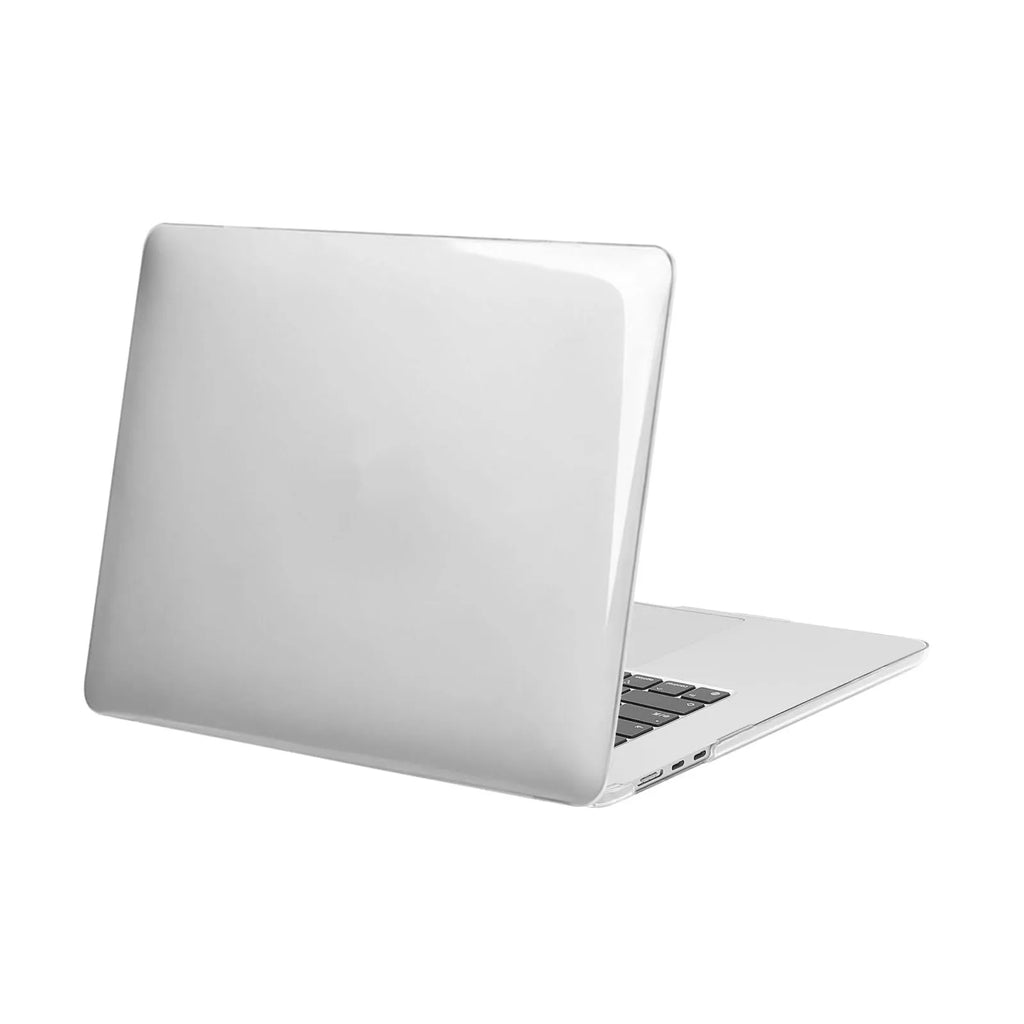 Transparent plastic protective shell for MacBook Air and Pro laptops 13-16 inches