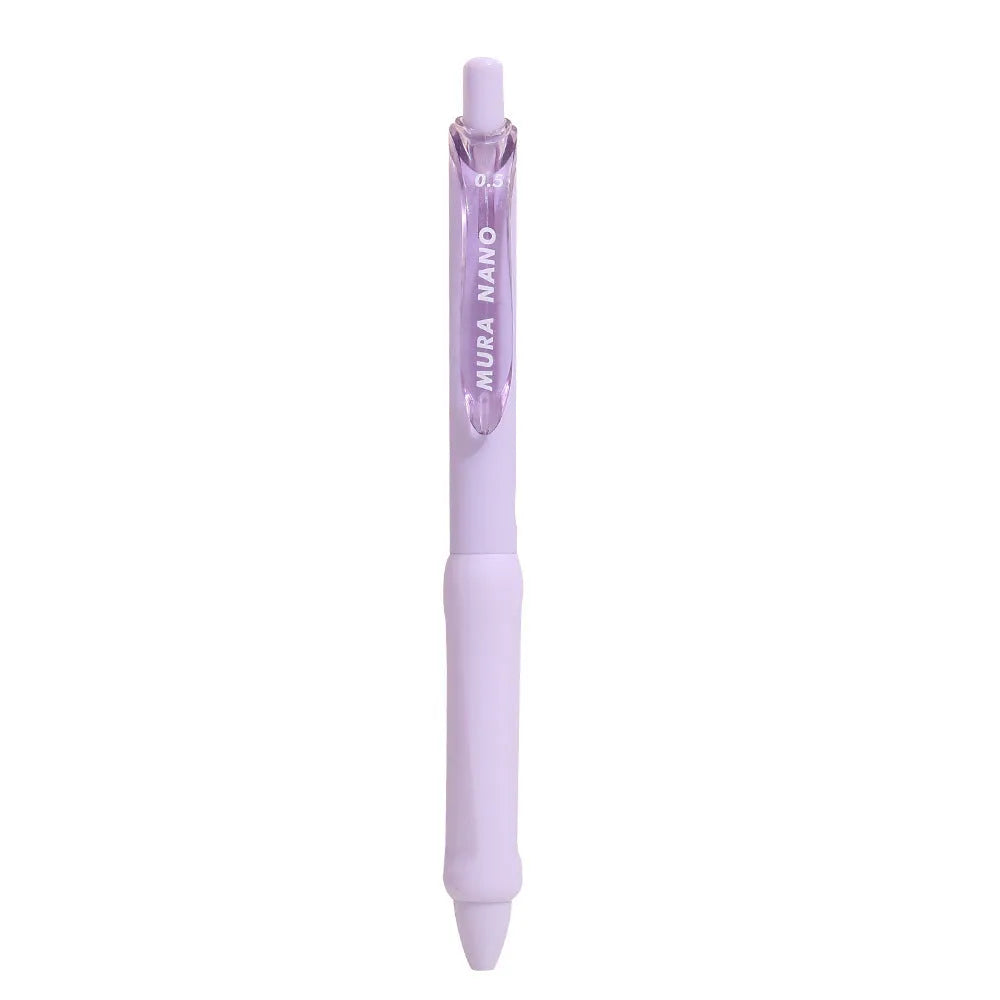 Macaron colour press gel pen with 0.5mm tip in smoked brown, smoked powder and smoked white options