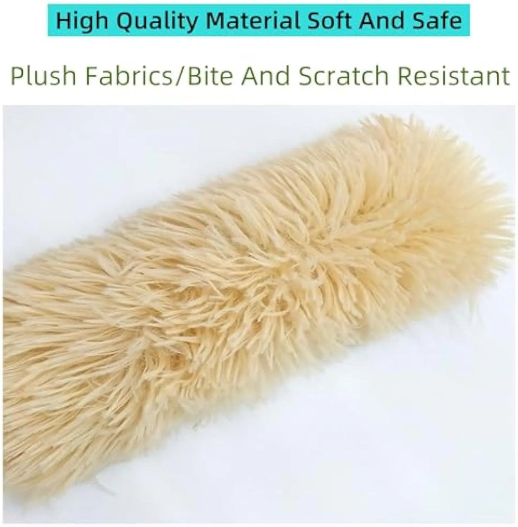 Soft plush cat toy with crinkle sound and catnip stuffing in multiple colour options
