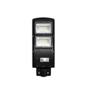 Integrated solar street light unit with LED illumination for outdoor household use