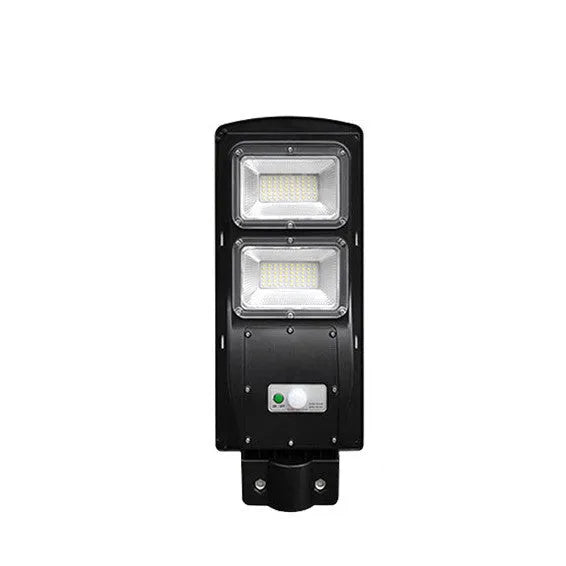 Integrated solar street light unit with LED illumination for outdoor household use
