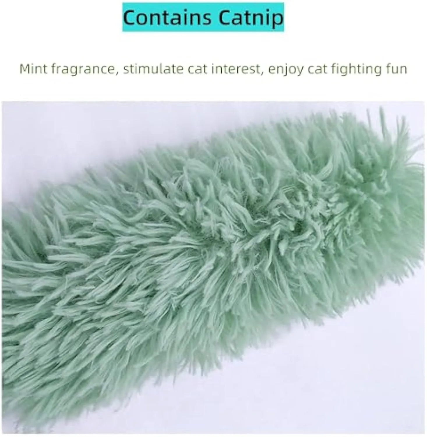 Soft plush cat toy with crinkle sound and catnip stuffing in multiple colour options