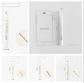 Stereo double line highlighter pen for students with two-colour 0.5mm tip