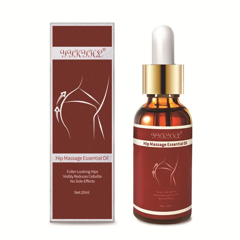 Sculpting butt lifting massage oil with grapeseed oil in a 20ml bottle
