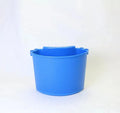PP plastic car washing bucket with detachable handle in choice of black, red, blue, or pink colours