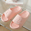 Cat design platform slippers made from soft EVA material with thick non-slip soles