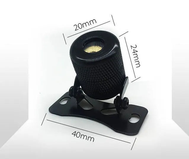 Car motorcycle laser fog lamp with aluminium housing and red laser projection