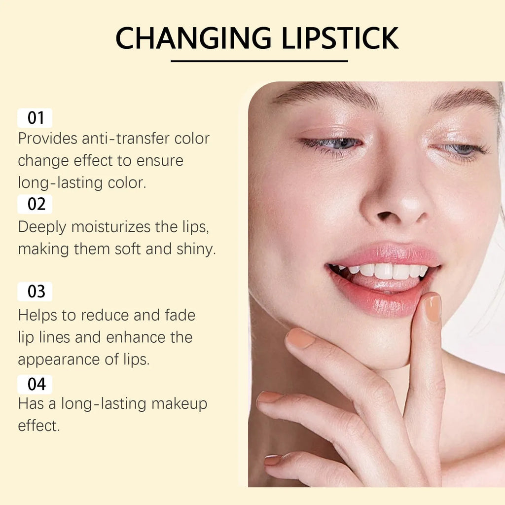 Gold foil square lipstick with hyaluronic acid and vitamin E in 3.5g nourishing formula