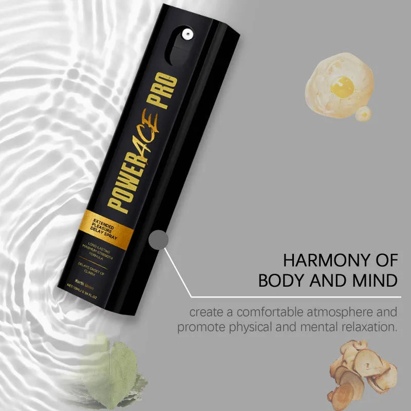 Men's body moisturising spray bottle 10ml capacity with botanical extracts