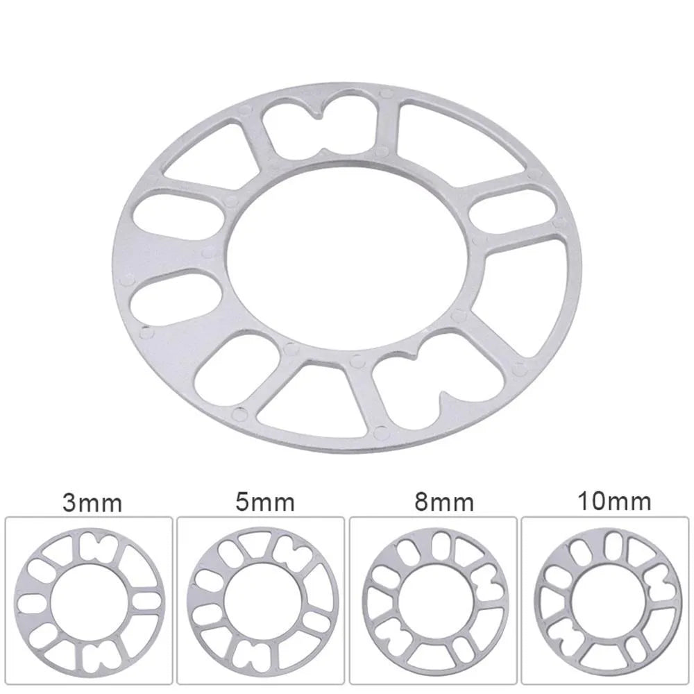 Automotive wheel hub widening gasket/spacer for brake caliper clearance in multiple thickness options