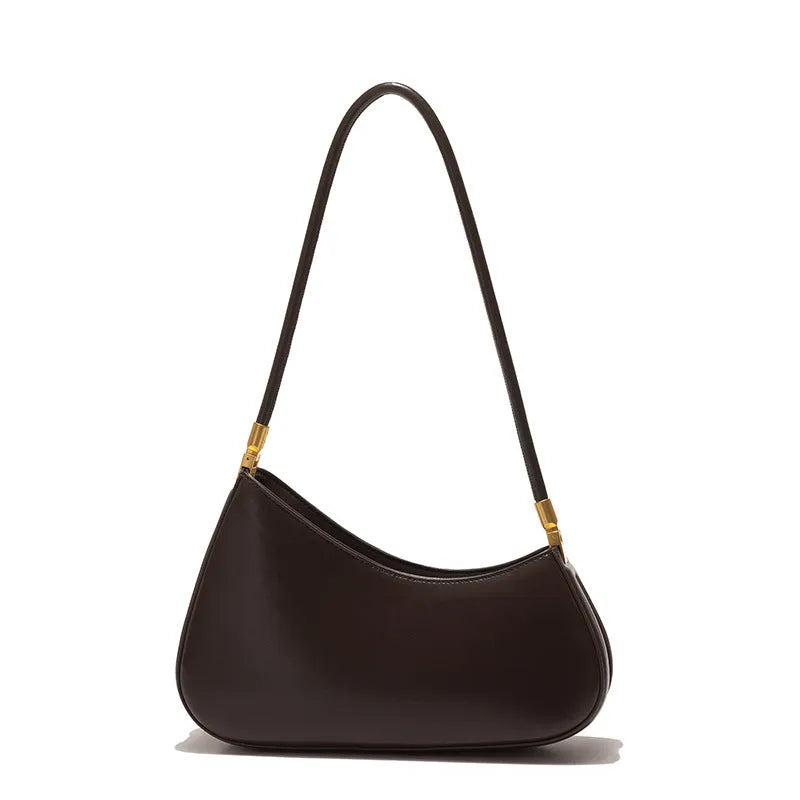 Women's oval shaped PU commuter handbag in multiple colours with internal zip compartment