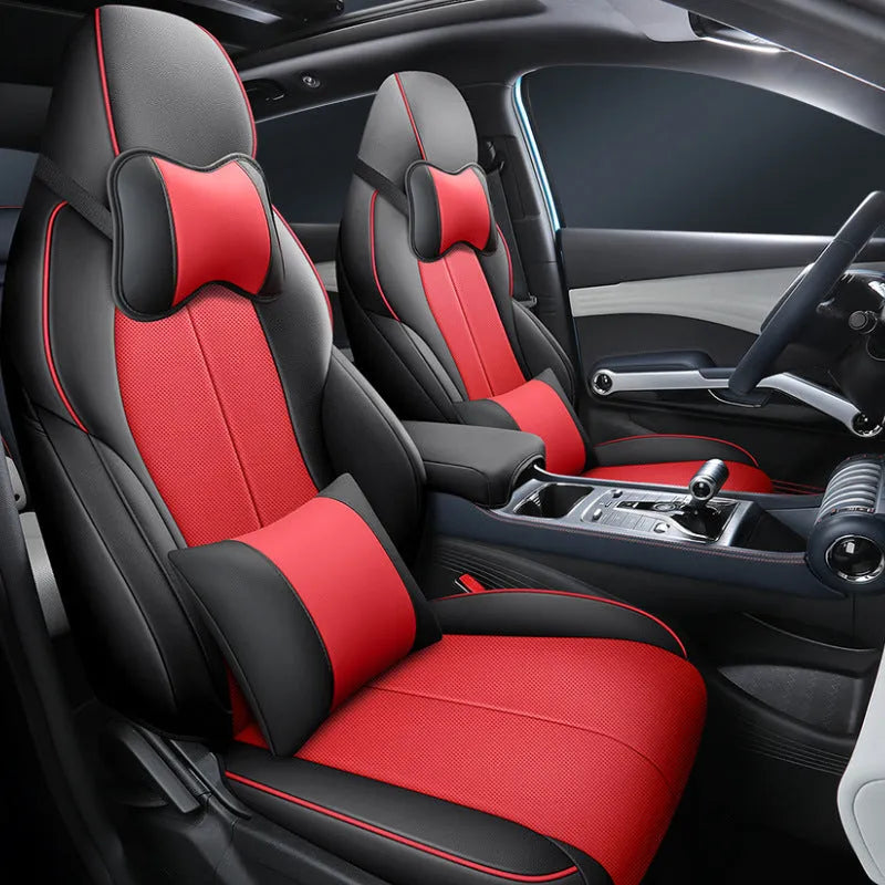 BYD Yuan PLUS car cushion cover in adventure green colour with 70x55cm dimensions