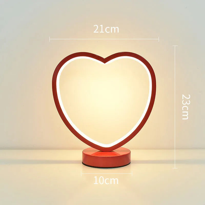 Creative red wedding lantern decorative table lamp with USB warm light and remote control dimming