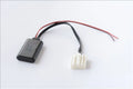 Black JieRui Bluetooth audio cable for Mazda vehicles with AUX connector.