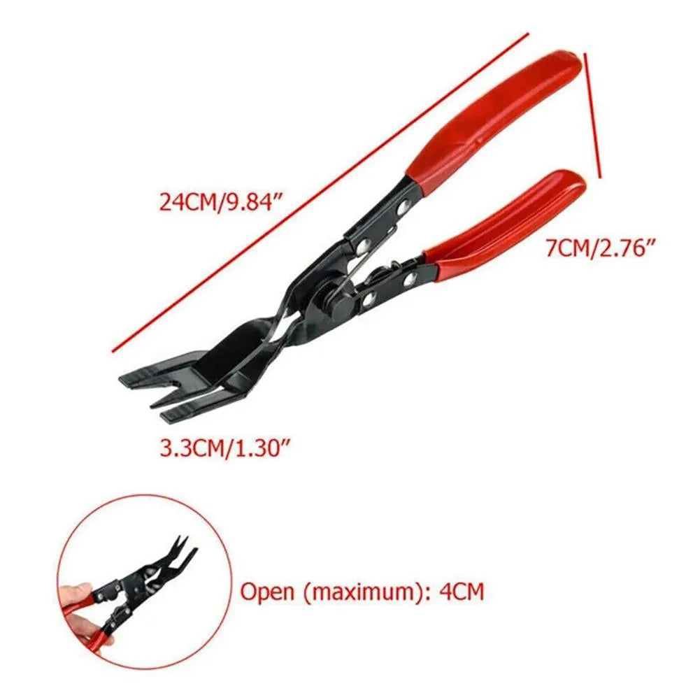 Blue steel car disassembly separator pliers repair tool for removing interior clamps