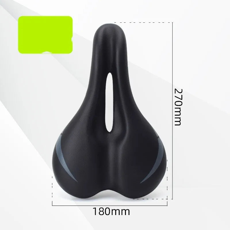 Bicycle saddle cushion replacement cover with hollow design measuring 270mm by 180mm in 3147 colour