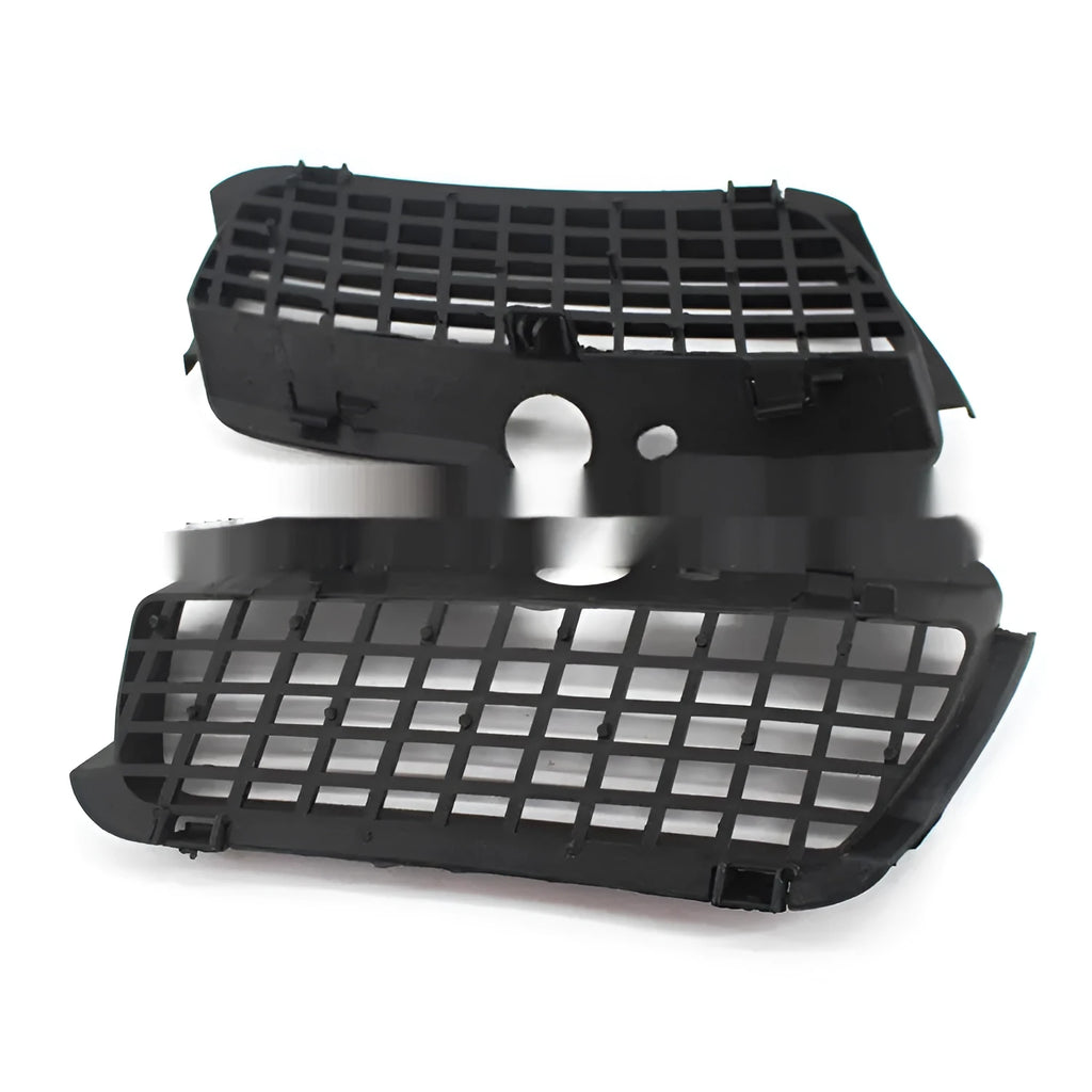 Pair of black ABS plastic fog lamp covers for Volkswagen Golf 3 front bumper