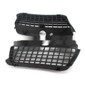 Pair of black ABS plastic fog lamp covers for Volkswagen Golf 3 front bumper