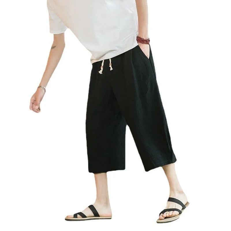 Plus size women's linen casual shorts in straight leg skinny fit available in five summer colours
