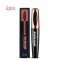 Black waterproof mascara tube for thick, long, curled lashes that resist smudging.