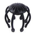 USB head massager with flexible silicone claws in black, white, or upgrade model