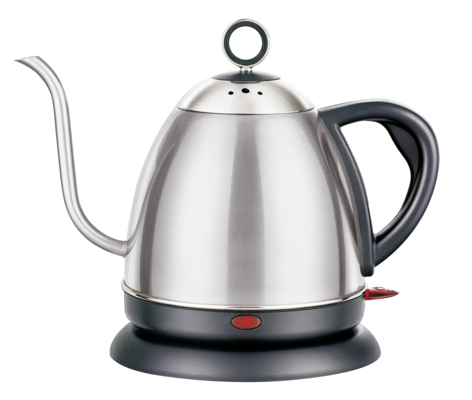 Gold automatic stainless steel kettle with touch control panel and 1 litre capacity
