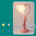 Creative lily of the valley acrylic desk lamp in green, 51x35x15cm, with push-button switch