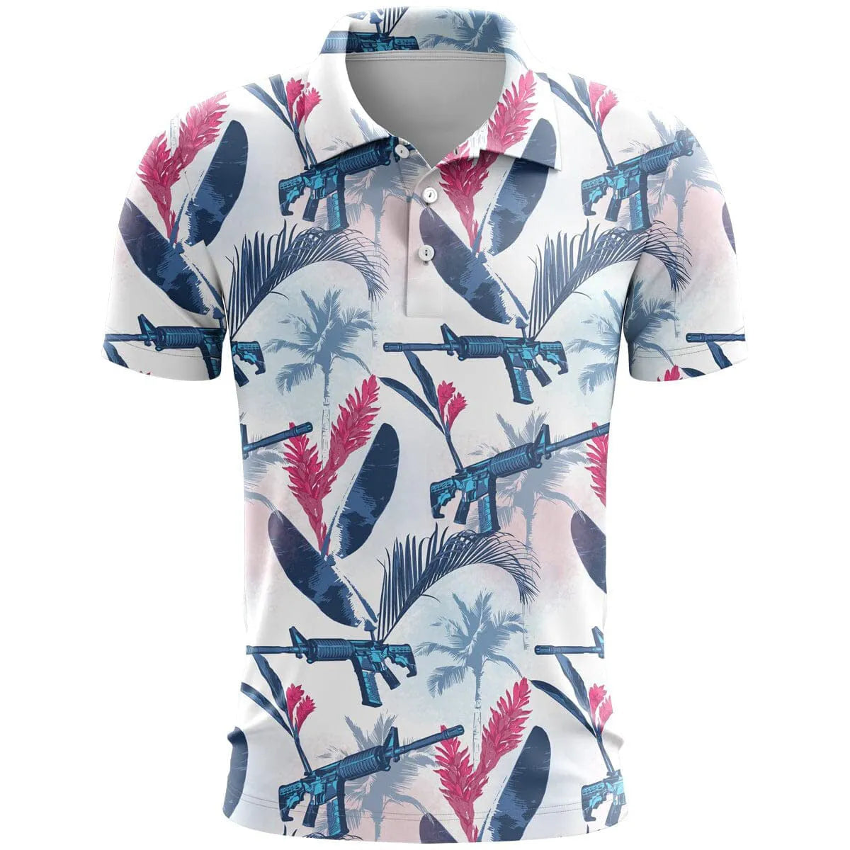 3D printed sports short sleeve shirt in polyester bird eye cloth with loose fit design