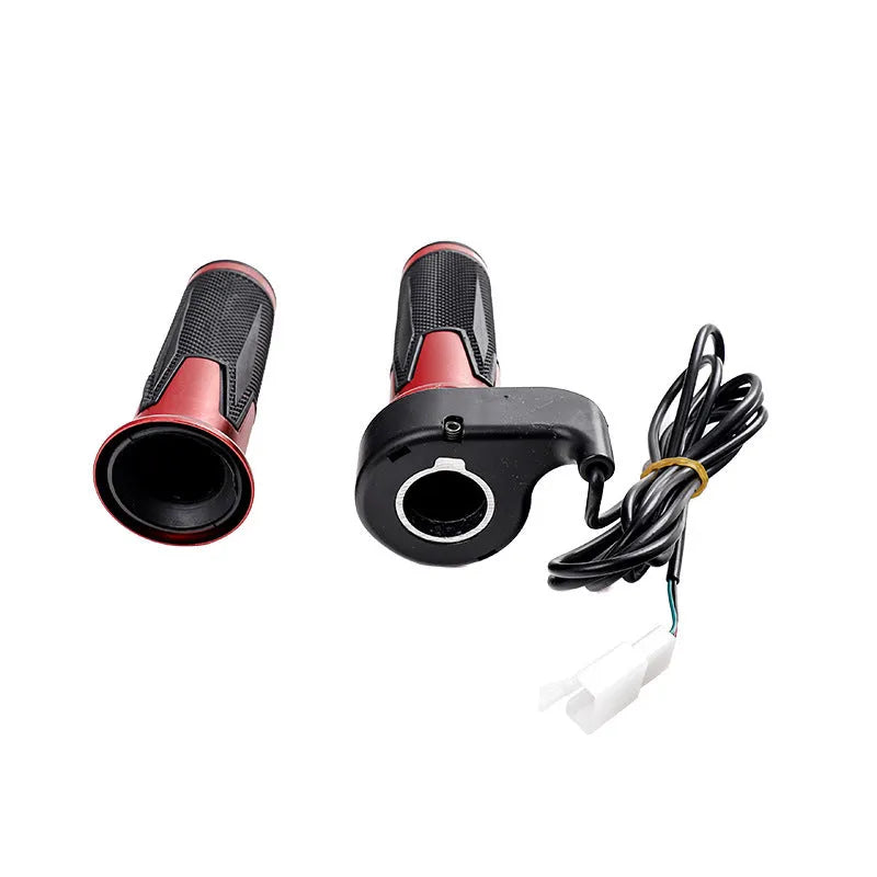 Plastic three-wheel electric car accelerator handle with three-speed rotating mechanism