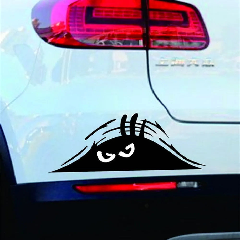 Self adhesive body stickers showing smiley and angry face designs at 19cm by 7cm