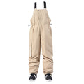 New outdoor ski suit bib top pants for men and women, polyester, waterproof, breathable, available in grey green and other colours